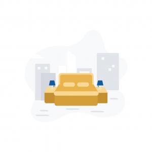 King Room with Balcony and Accessible Tub